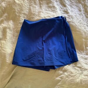 Girlfriend collective blue athletic skort